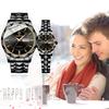Watch with 3ATM Water Luminous Analog Stainless Stylish Quartz Fashion Accessory Perfect Gift for or Lover Men's Calendar, Resistance, Black Display,