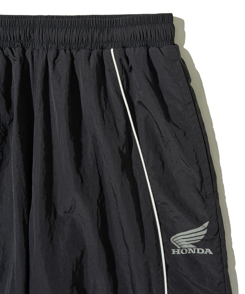 PHYPS MOTORCYCLE Speed Track Solid Nylon Pants Black