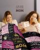 Perfect Gift To Mom Peace Blanket for Anniversary Birthday Mothers Day Fathers Day for Mom Dad Wife Sister Grandma Abuela Throw