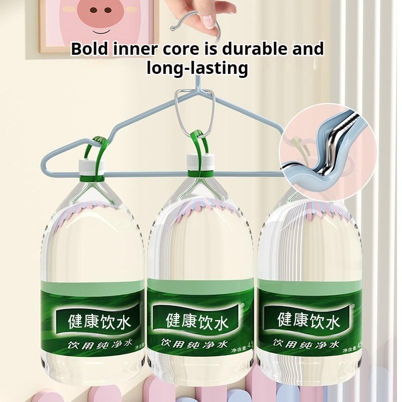 Nano Trace - Free Anti - Slip Kids Hangers, Thickened Vinyl - Coated Baby Clothes Racks, Multi - Color Toddler Garment Hangers