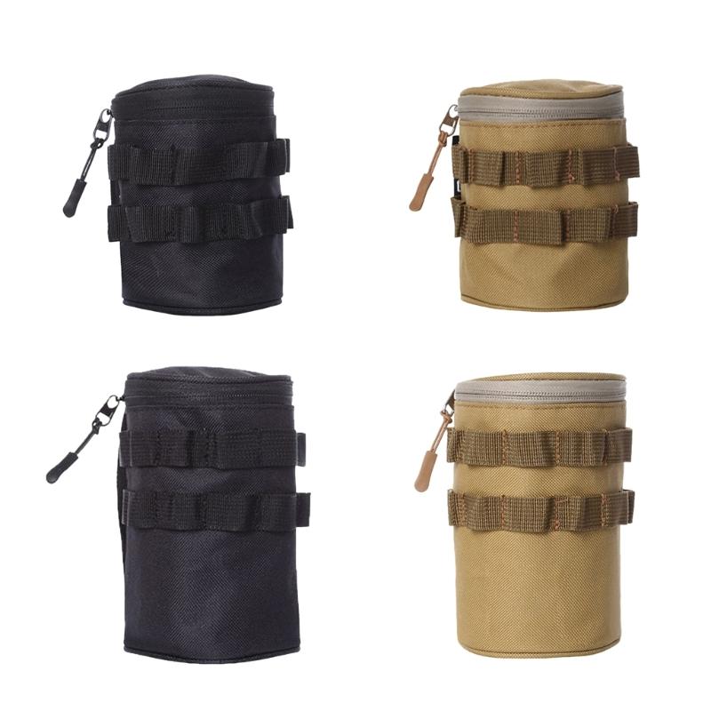 Outdoor Beers Cup Storage Bag Tactically Water Bottle Pouches Cart Cup Holder Kettles Carriers Bag Sundries Pouches