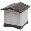 Ferplast niche pour chien dogvilla 50 43x48x44 cm gris 442649