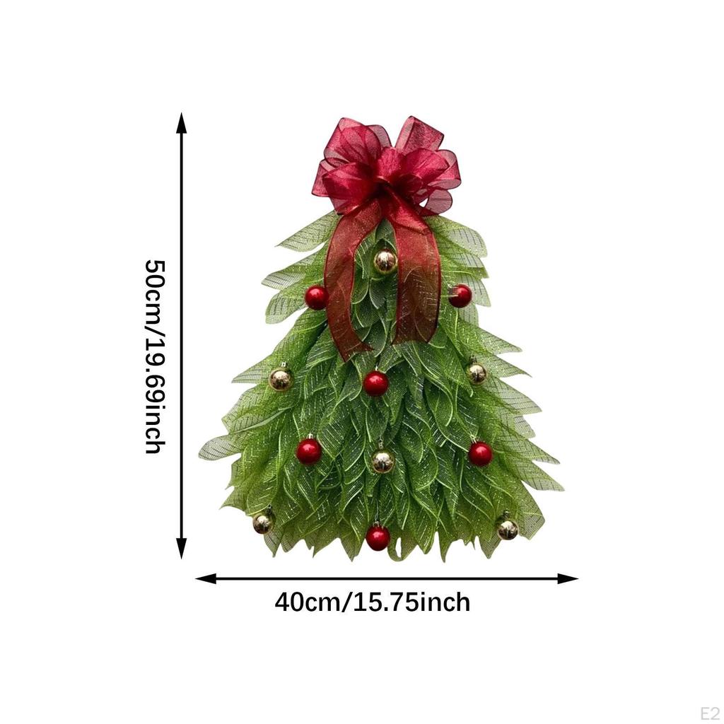 Artificial Xmas Garland for Front Door Christmas Tree Wreath Home Decor