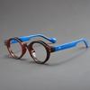 Men's and Women's Anti-Blue Light Presbyopia Glasses New Retro Round Frame Ultra-Light Reading Glasses Diopter 0 To +4.0