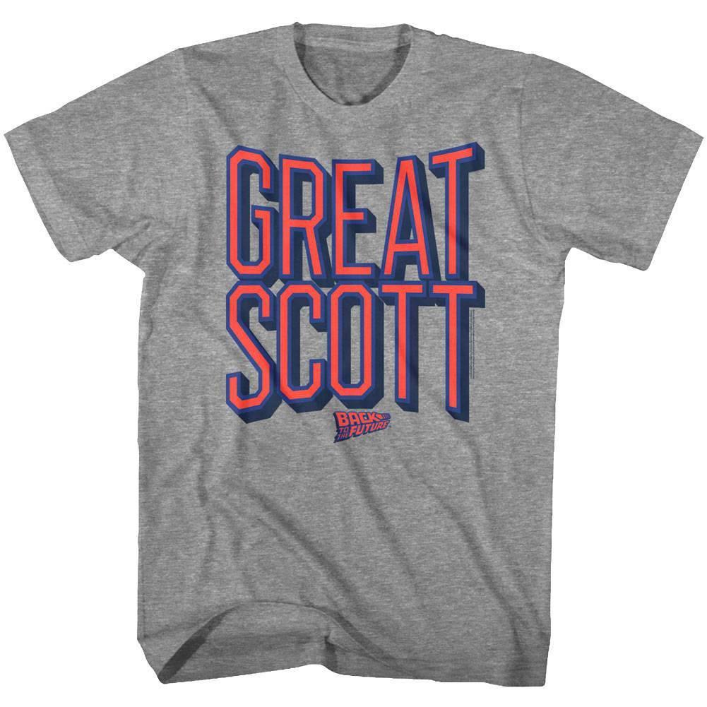 Back To The Future GREAT SCOTT Men T Shirt XXL