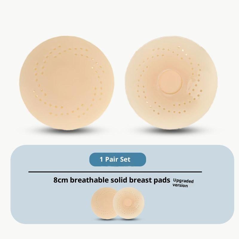 1 Pair Soft Invisible Adhesive Chest Paste Reusable Breathable Lift Up Bra Pads for Bridal Wedding Events