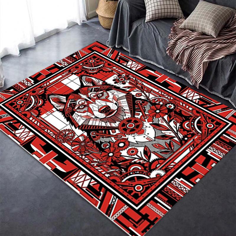 2025 New Husky Dog Carpet Rug for Living Room Bedroom Home Sofa Decoration,Kids play Non-slip Floor Mat69