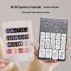 Brilliant Fireworks Nail Art Transfer Plate with Scraper - Multiple Patterns, Steel Design