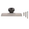Depth Dial Indicator Base Hardened Stainless Steel Depth Micrometer Stand with 3 Pcs Extension Rods 103x17mm 4.1x0.7in