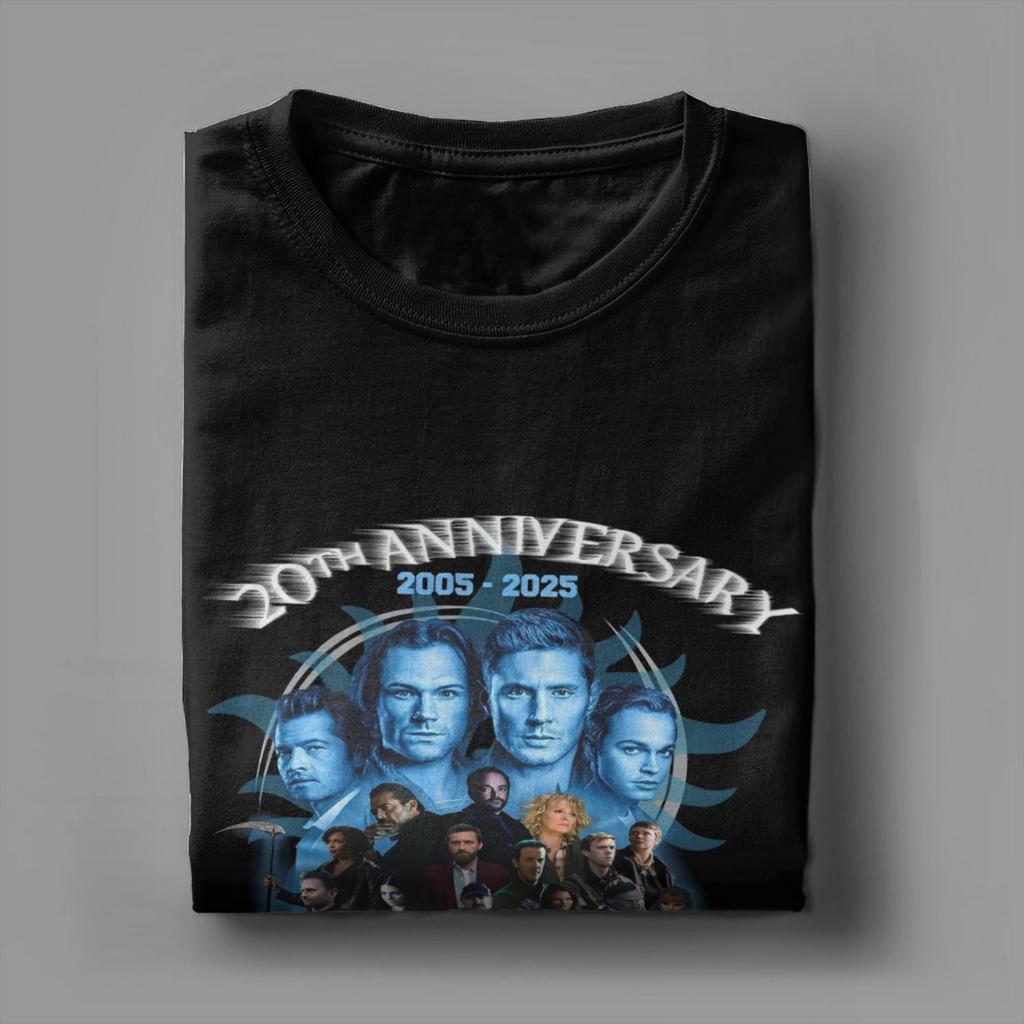 Pánské Dámské Dean Winchester Supernatural Tričko 100% Bavlna Potisk Trička Vrchní Oblečení