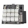 Mining GPU Breakout Board 12 Port 6Pin LED Voltage Display 2200Watts 12V Power Module 800W PSU