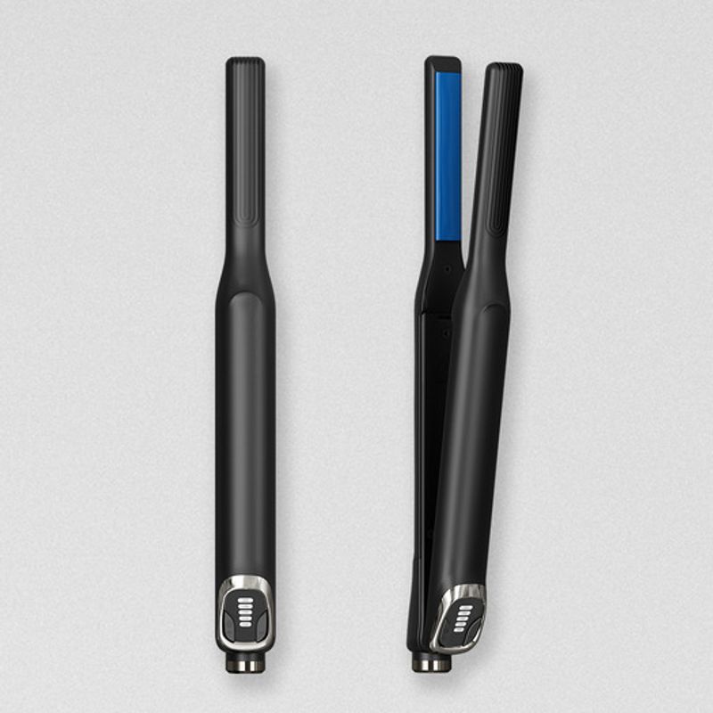 Damageless root volume slim curling iron