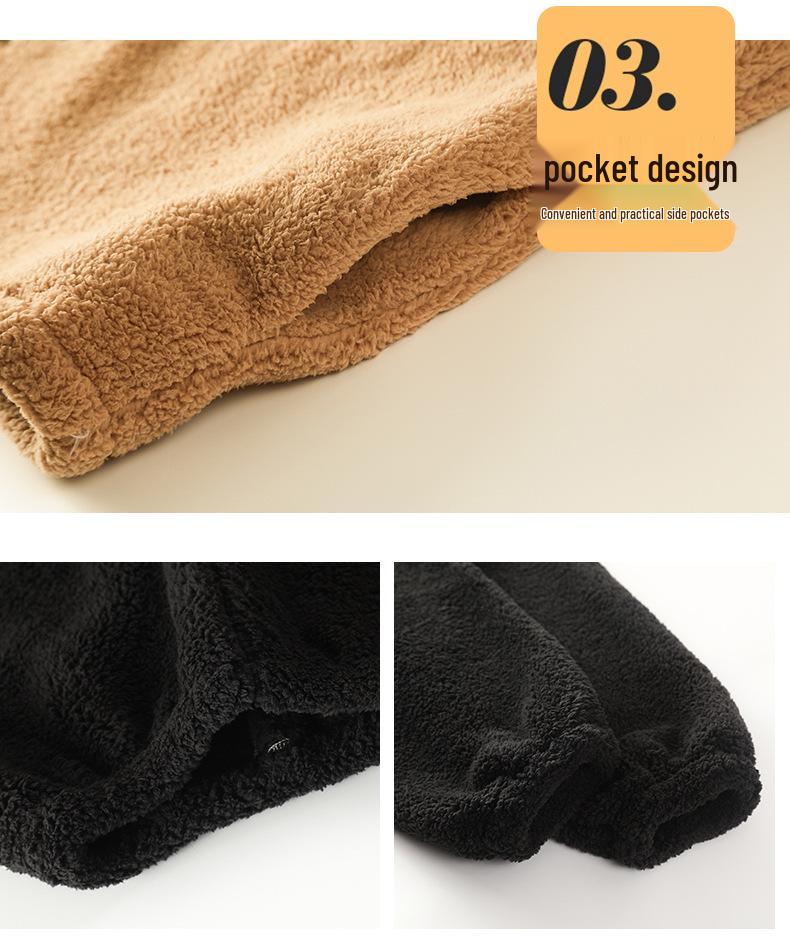 Pánské a dámské silné pyžamo z korálového fleecu: Hřejivá sametová flanelová zimní souprava