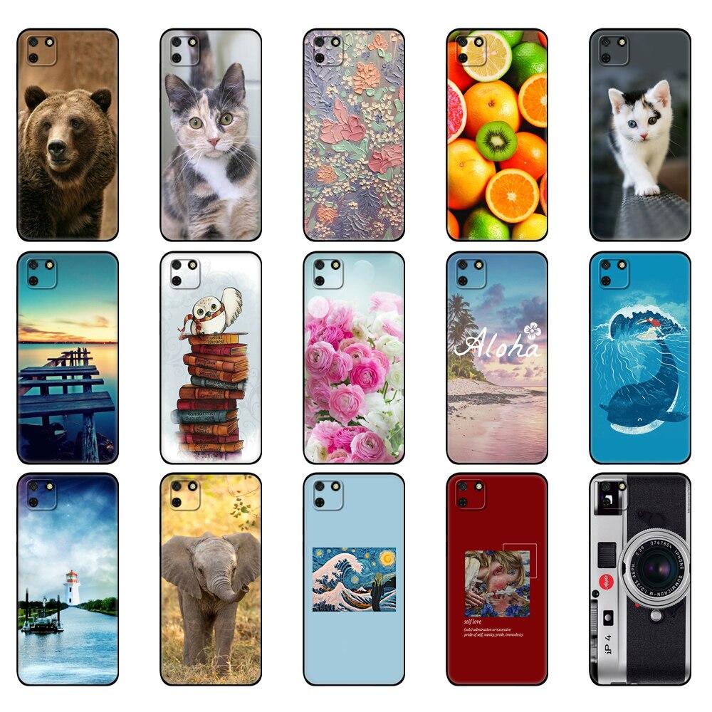For Huawei Y5P Case 5.45" Soft Silicon Tpu Phone Cover For Huawei Y5p 2020 Y 5 P Y5 P Back Huaweiy5p Bumper Black Tpu Case