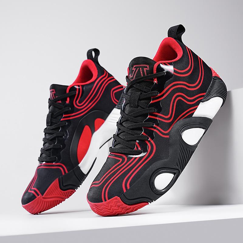 Special Basketball Shoes for Men and Women Tatum 3rd Generation Camouflage Zebra Wear-resistant Shock Absorption and Anti-skid Professional Competiti