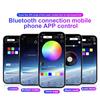 LED Symphony Ambient Lights RGBIC Car Interior Decor Light Strip App Control Music Sync Light Strip Decorations Atmosphere Lamp