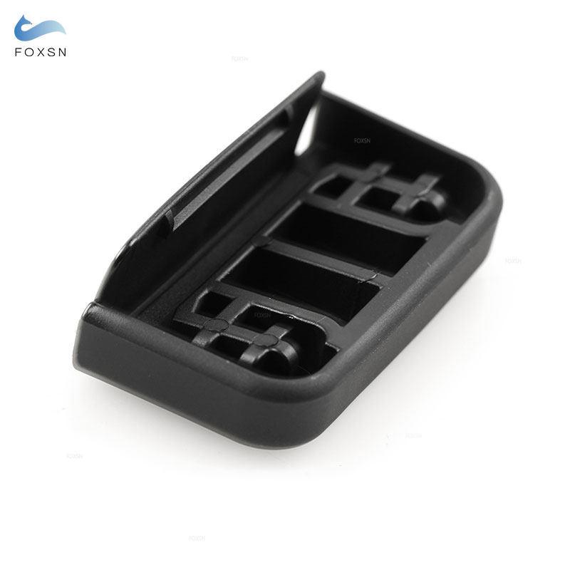For Tesla Model 3 Y Juniper Highland 2025 4pcs Car Seat Rail Cover Rear End Pieces Backseat Slide Anti-kick Protector Black