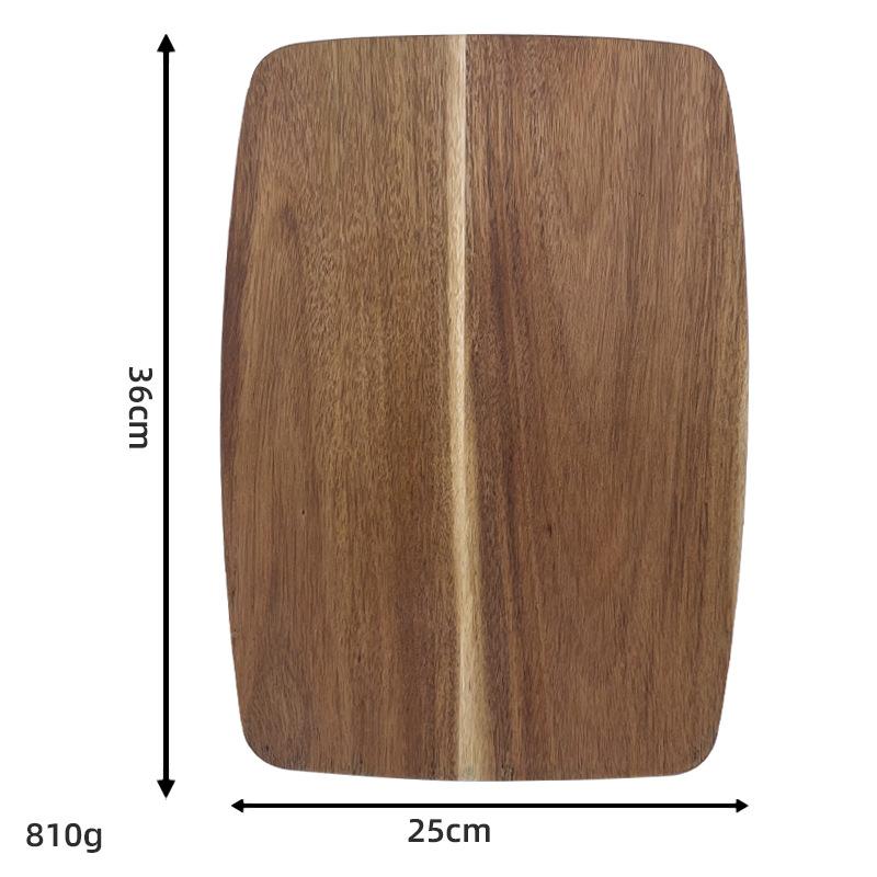 Acacia Wood Cutting Board Solid Wood Cutting Board Cheese Cheese Board Outdoor Fruit Board Portable Wooden Charcuterie Board
