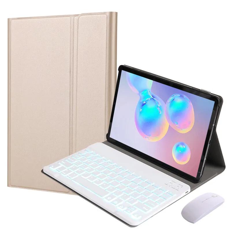 Tablets Keyboard Case for Huawei MediaPad M5 Lite 10 BAH2-W19/L09 7 Color Backlit Keyboard Cover Funda