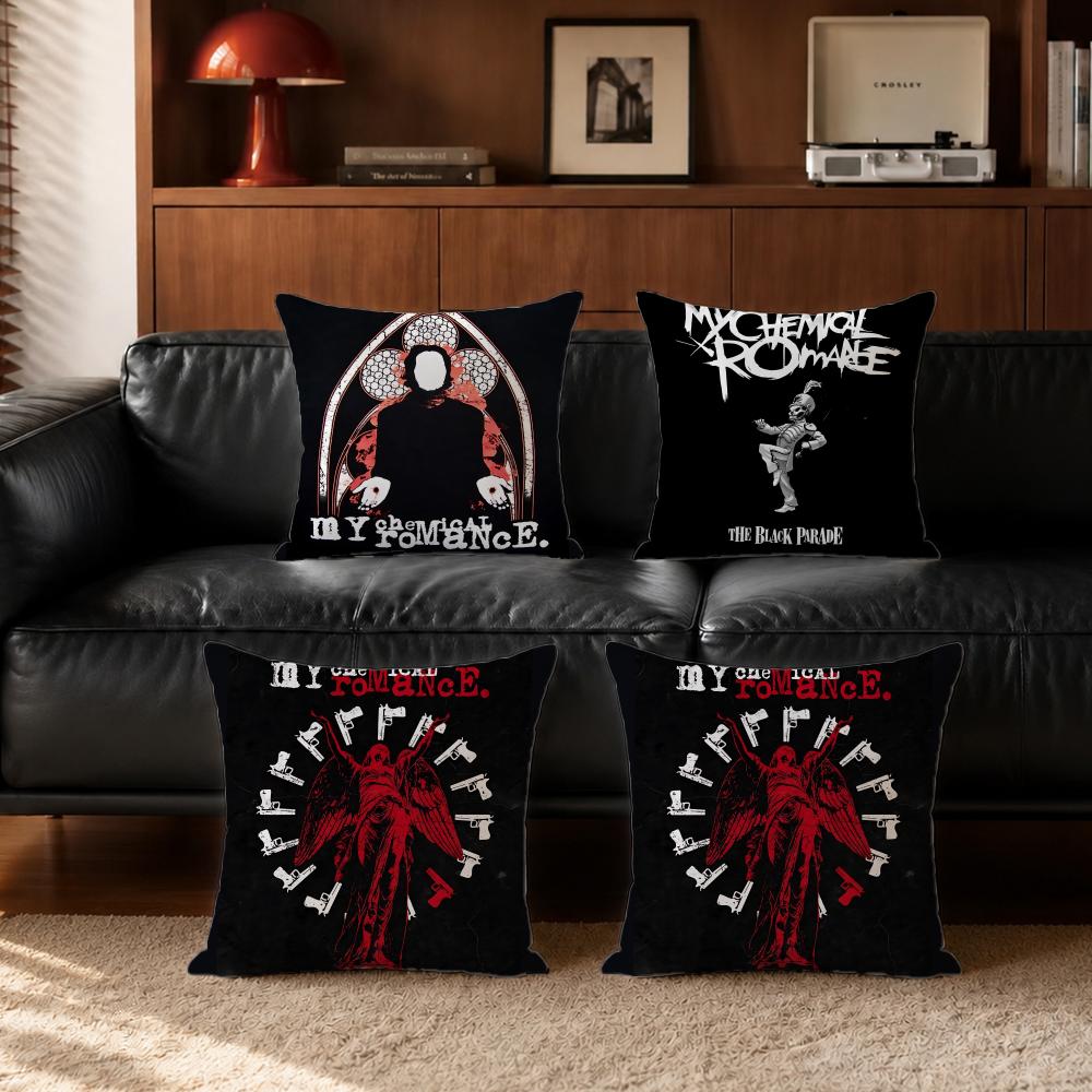Band MMy Chemical Romanceed Cushion Cover Cushion Cover Set Pcs x x x Pillowcase Decorative Sofa Home Decor