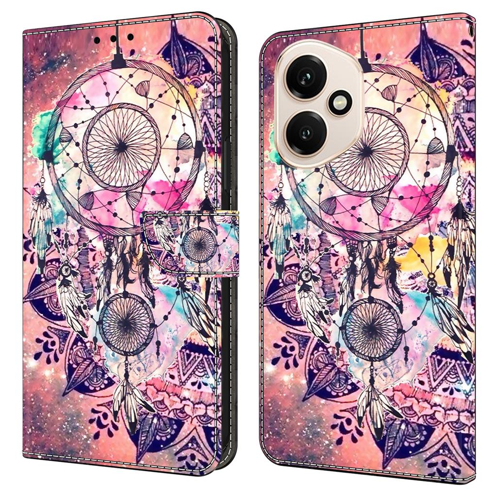 For Honor 400 5G (Global) Wallet Case Pattern Printing Stand Leather Flip Phone Cover