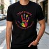 Inspirational Unity TShirt Hand in Hand Graphic Tee Positive Message Top for Teens Adults Oversized T Shirt
