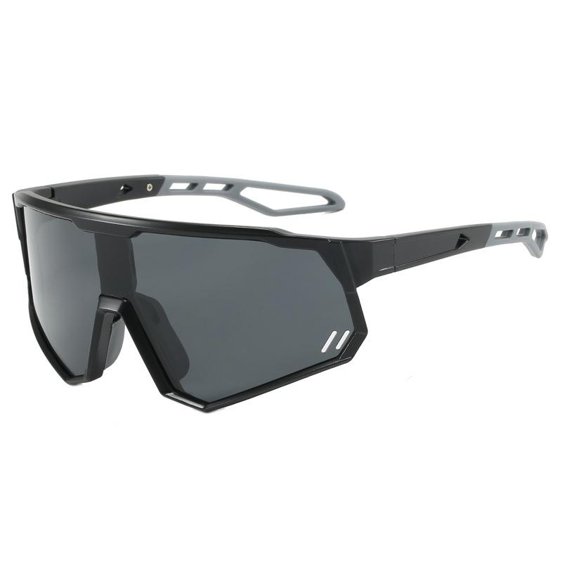 Modische Radbrille Trendige Outdoor-Sport-Sonnenbrille mit integrierten Kühlkörpern Bunte polarisierte Sonnenbrille 9965P