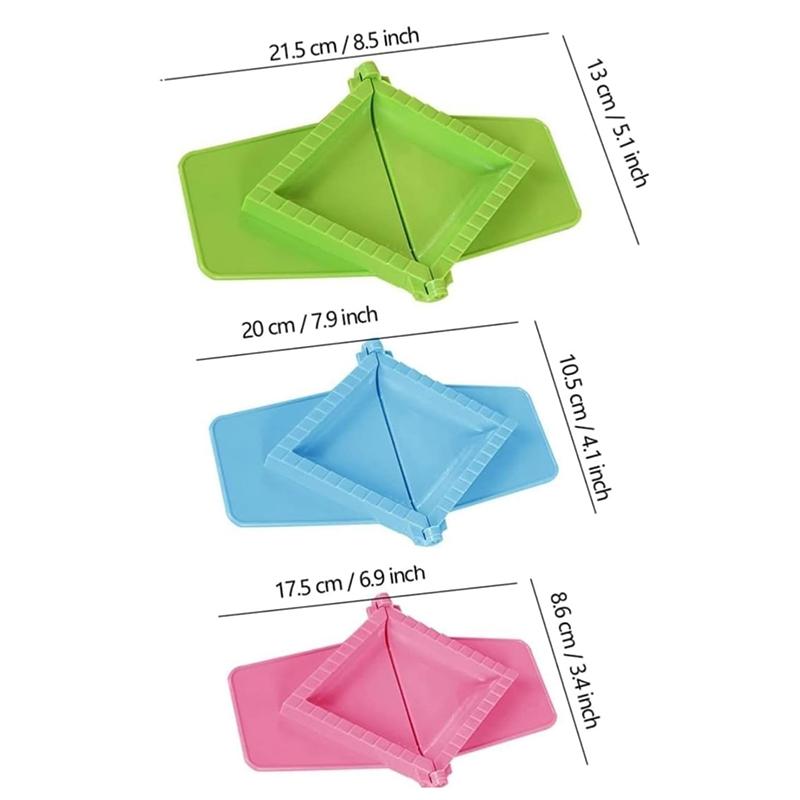 Dumpling Maker Empanada Maker Press - Jannity Triangle Dumpling Ravioli Maker Set Press Pierogi Mold Essential Kitchen Tools