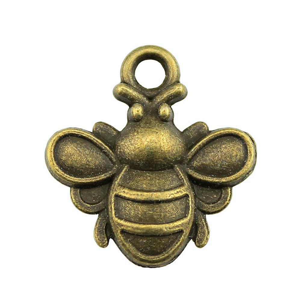 Large Pendants Bees Honeycomb Charms For Bee Themed DIY Jewelry Making