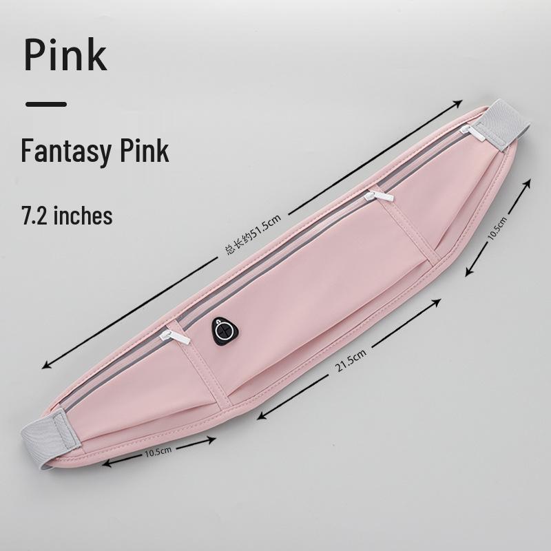 Унисекс Водонепроницаемая Легкая Поясная Сумка для Бега Невидимый Тонкий Многофункциональный для Фитнеса на Открытом Воздухе и Утренних Пробежек 725₽