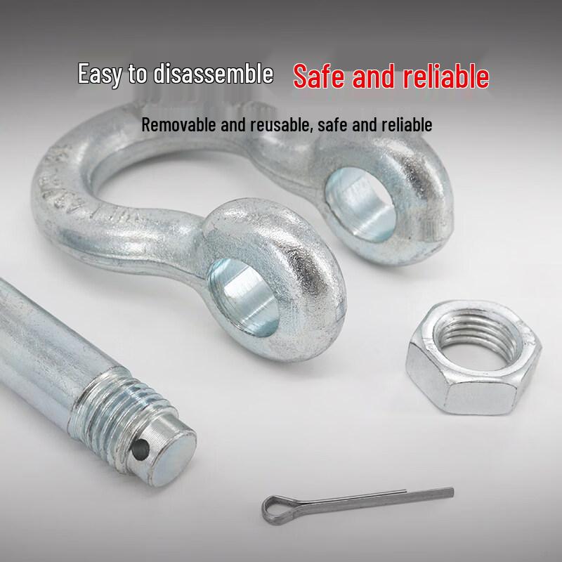 High-Strength U-Shaped Lifting Shackle