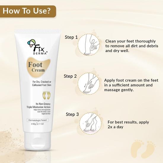 Fixderma 5% kwasu mlekowego, 15% mocznika, 3% gliceryny, krem do stóp suchych i popękanych, nawilża i łagodzi stopy, wszystkie rodzaje skóry 60 ml