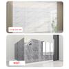 12X PVC Marble Tiles Wall Sticker Self-Adhesive Stick Kitchen Bathroom Decor