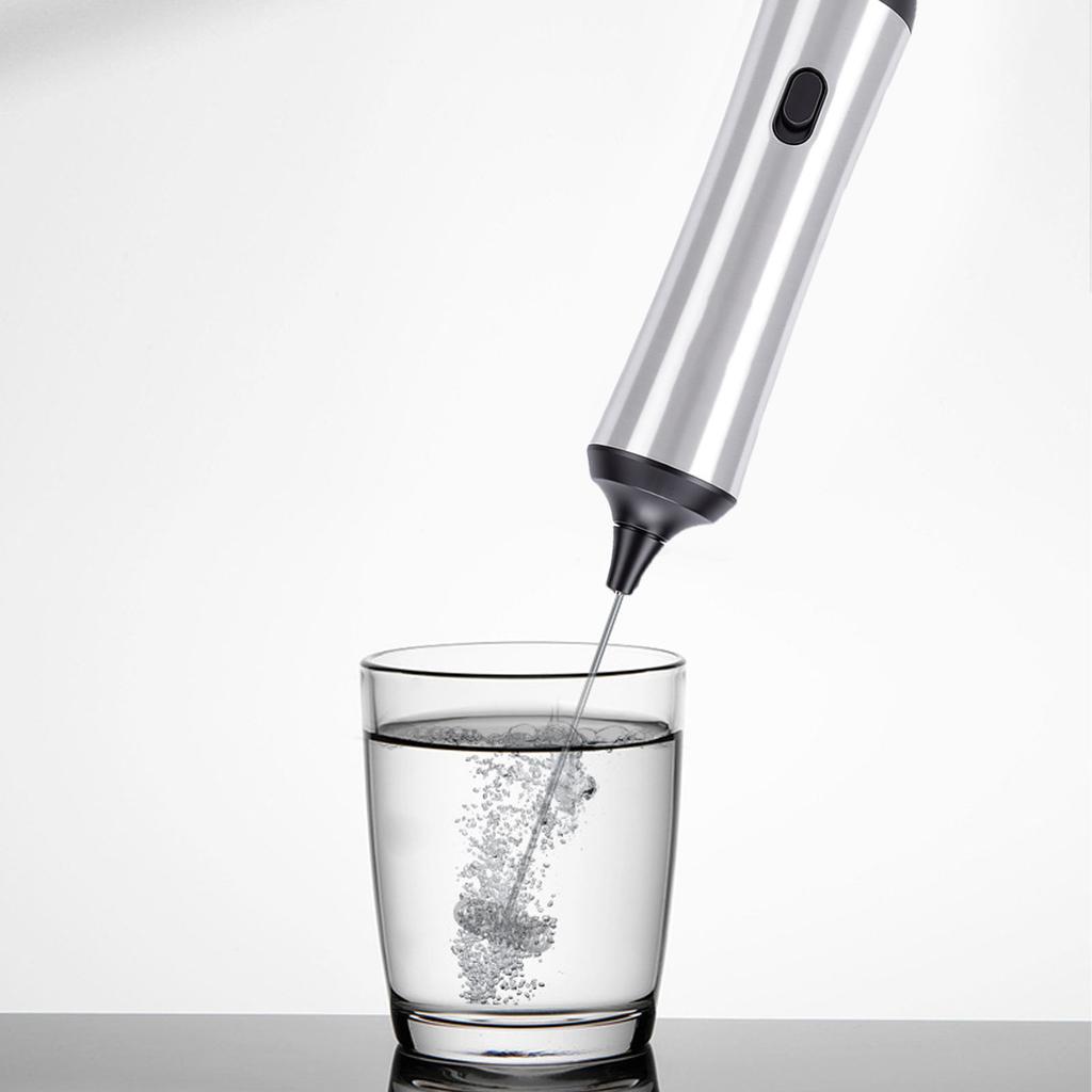 Handheld Electric Milk Frother with USB Charging Cable Milk Foam Maker Wand Whisk for Coffee Hot Chocolate