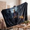 Warm Flannel BlanketFriday the 13th Jason Voorhees Soft Cozy Throw Blanket for Bedroom Couch
