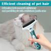 Double Sided Pet Grooming Brush with Stainless Steel Pins and Soft Bristles for Removing Loose Hair and Detangling Fur Suitable for Dogs and Cats