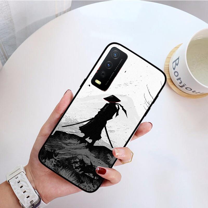 Japanese Samurai Style Phone Case For VIVO Y31 Y21 Y70 Y21S Y20 Y72 1907 Y12 Y11S Y53S Y33S Y55 Y76 Y51 Y15S Y01 Funda