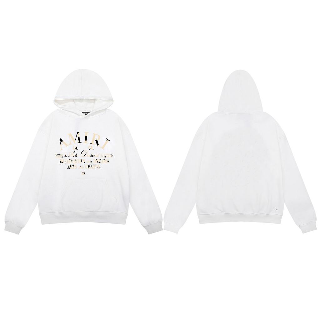 25S Trendy Brand Heavyweight Cotton Terry Hoodie with Letter Print