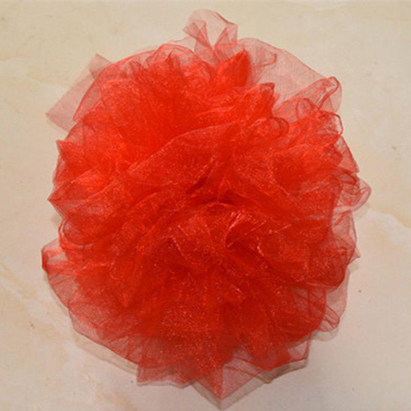 Wedding Gauze Curtain & Decoration with Floral Ball - Perfect for New Home & Stair Handrails, Free Shipping