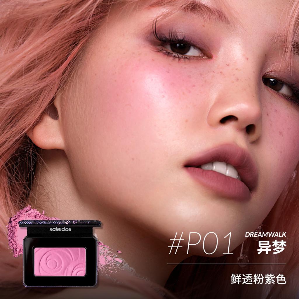 Kaleidos Blush Senza Cruelty-Forma Blush,Contorna&Illumina Viso con Colore Opaco Scintillante per Guance Trucco Viso Fard