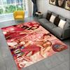 Kpop Girls 3D B-black and Pink-k HD Rug Carpet for Living Room Bedroom Home Decor,Floor Mat Non-slip Decoration for Sofa Doormat