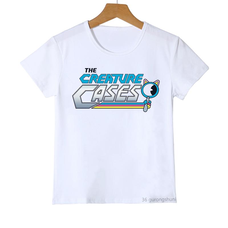 T-Shirt For Boys/Girls Funny Animethe Creature Cases Cartoon Print Tshirt Kids Summer Fashion Boys Clothes Short Sleeve Tops