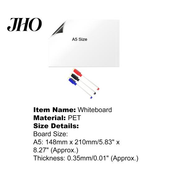 Fridge Sticker A5 Whiteboard Self-Adhesive Memo Flexible Magnet Board Magnetic for Home