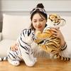 Realistic Tiger Plush Toy - Children's Birthday Gift & Cushion - Northeast Tiger Design