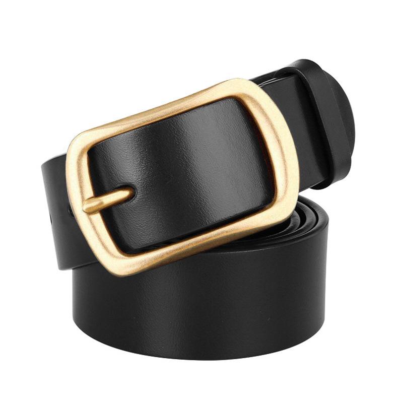 New Belt for Men's Trendy Versatile High-end Belt for Youth Retro Pu Leather Pin Buckle Jeans Belt