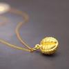 Durian Anhänger Halskette: Exquisite High-End Schlüsselbein-Kette