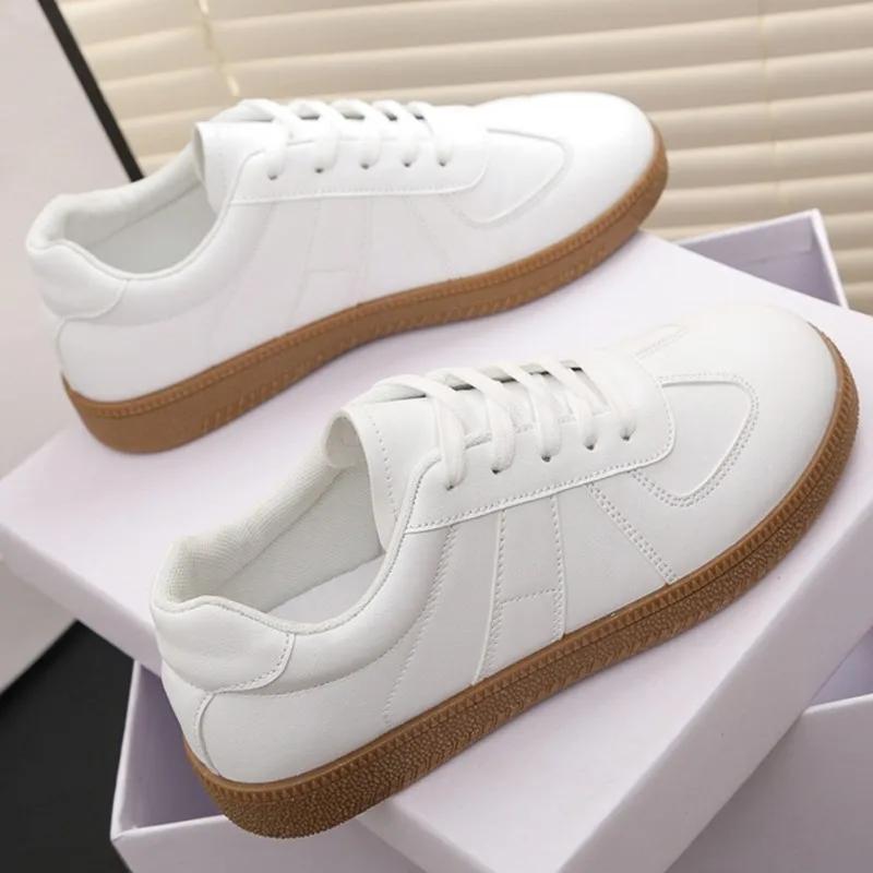 Leisure Sports Shoes For Women Comfortable Soft Bottom Outdoor Walking Shoes Lady Fashion Flats New Low-top Shoes