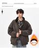 2025 Winter White Duck Down Jacket: Korean Style, Versatile Men's Fashion, Loose Fit, Warm and Stylish with Solid Color