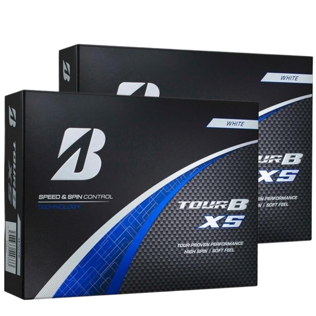 

Bridgestone TOUR White Golf 2024 12 Balls per Pack of with Original Shop Card B/XS Balls, Model, (Set 2) белый