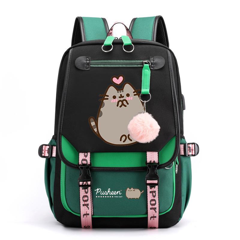 Cartoon Cute Printed School Bag Outdoor Travel Oxford Cloth Backpack
